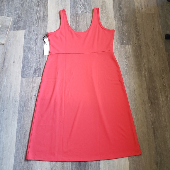 NWT LEITH SCOOP NECK MIDI DRESS - Picture 3 of 10